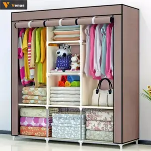 Brown Portable Wandrobe