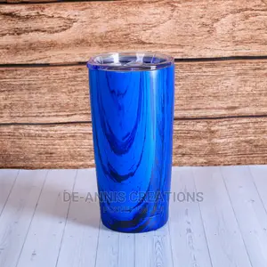 Gradient Blue Travel Mug