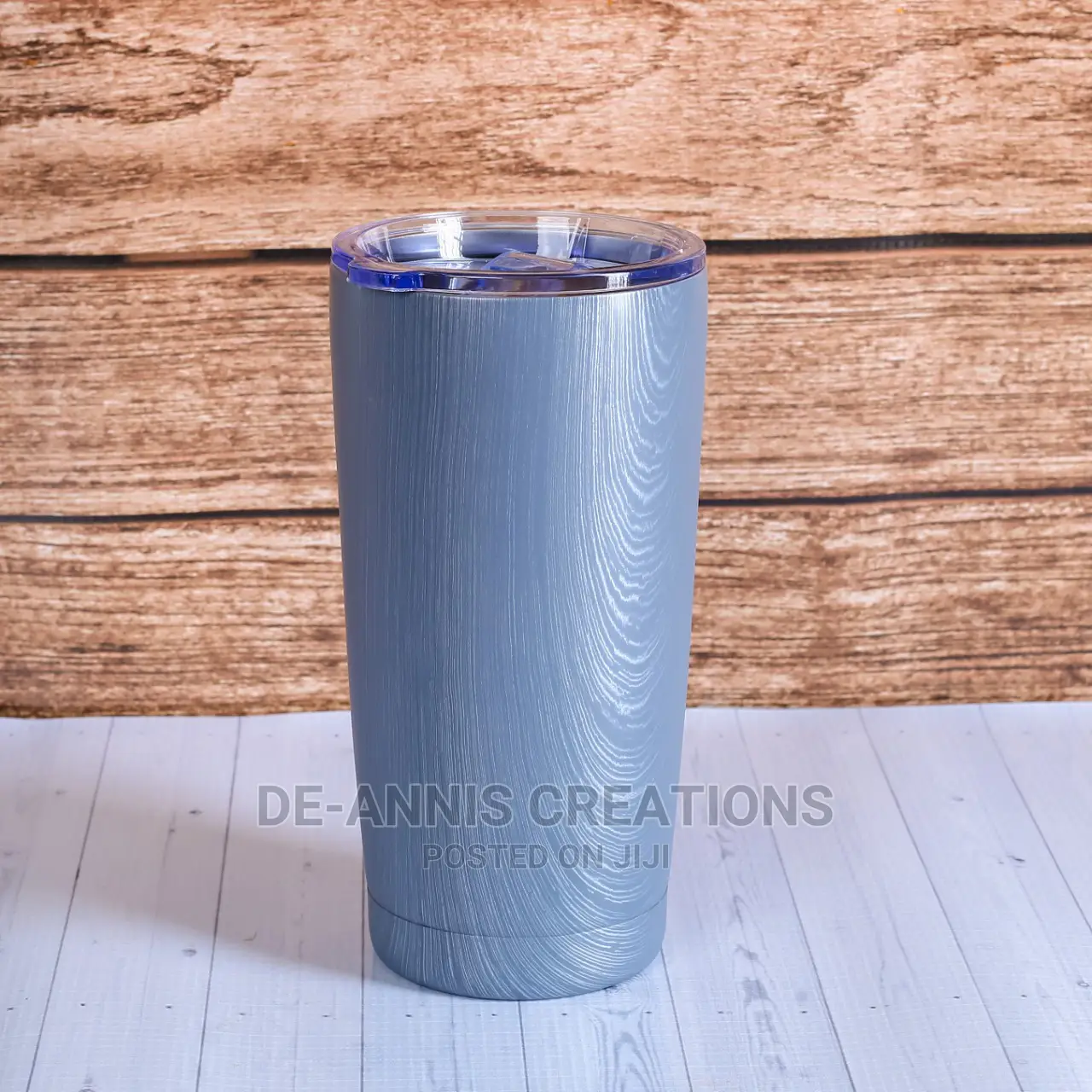 Gradient Gray Travel Mugs