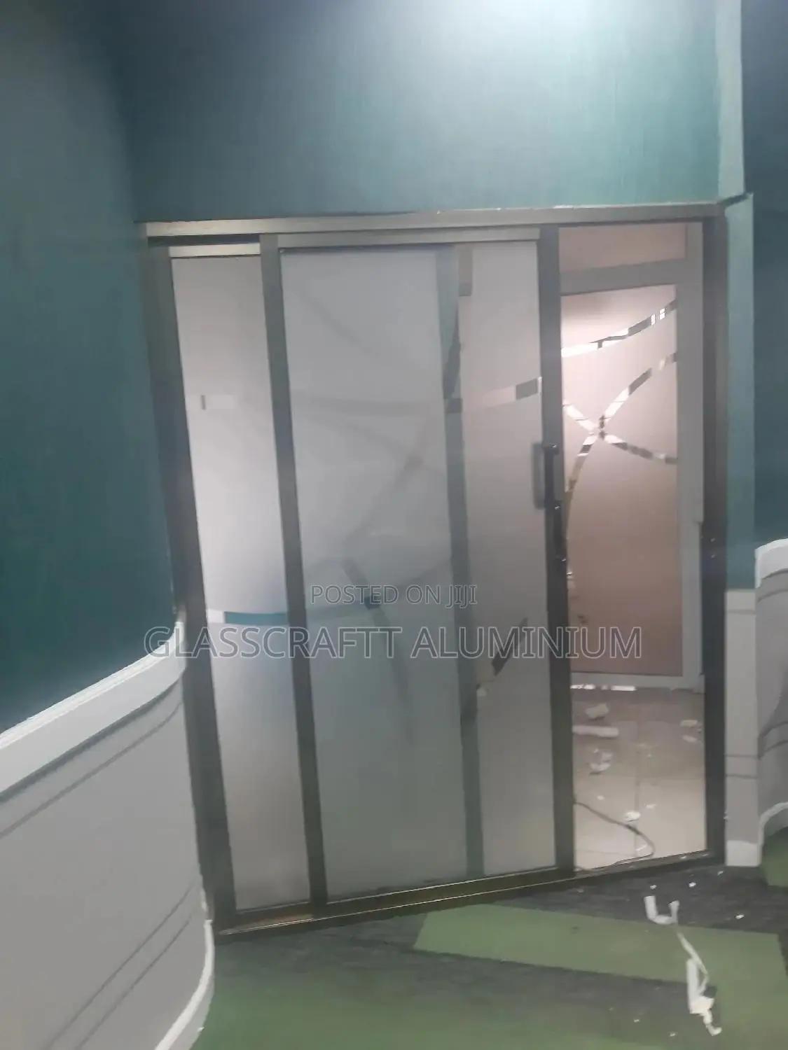 Frost Tint Aluminium Sliding Door
