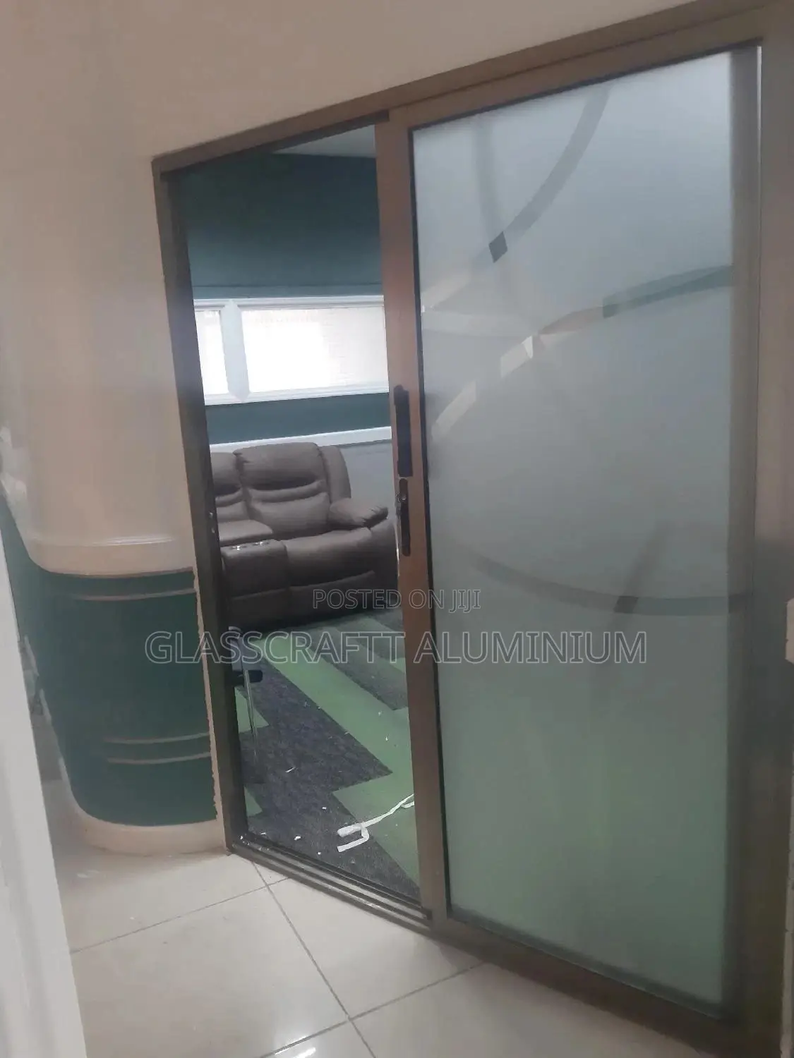 Frost Tint Aluminium Sliding Door