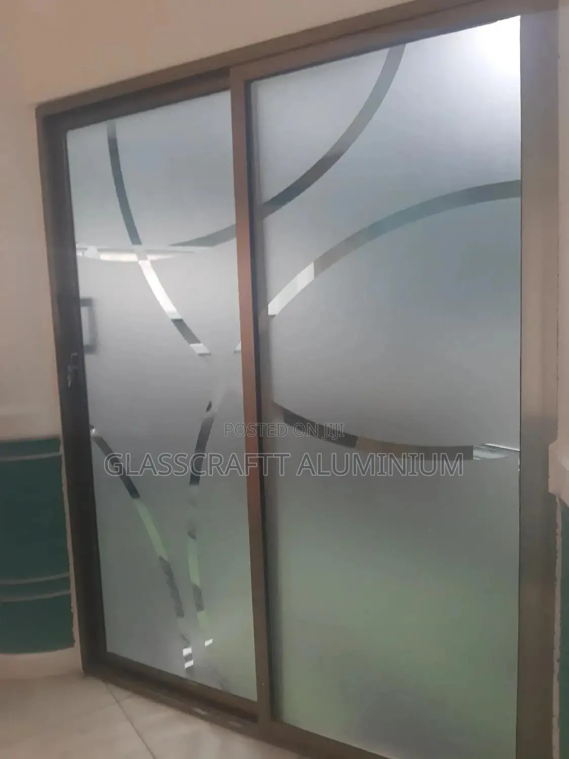Frost Tint Aluminium Sliding Door