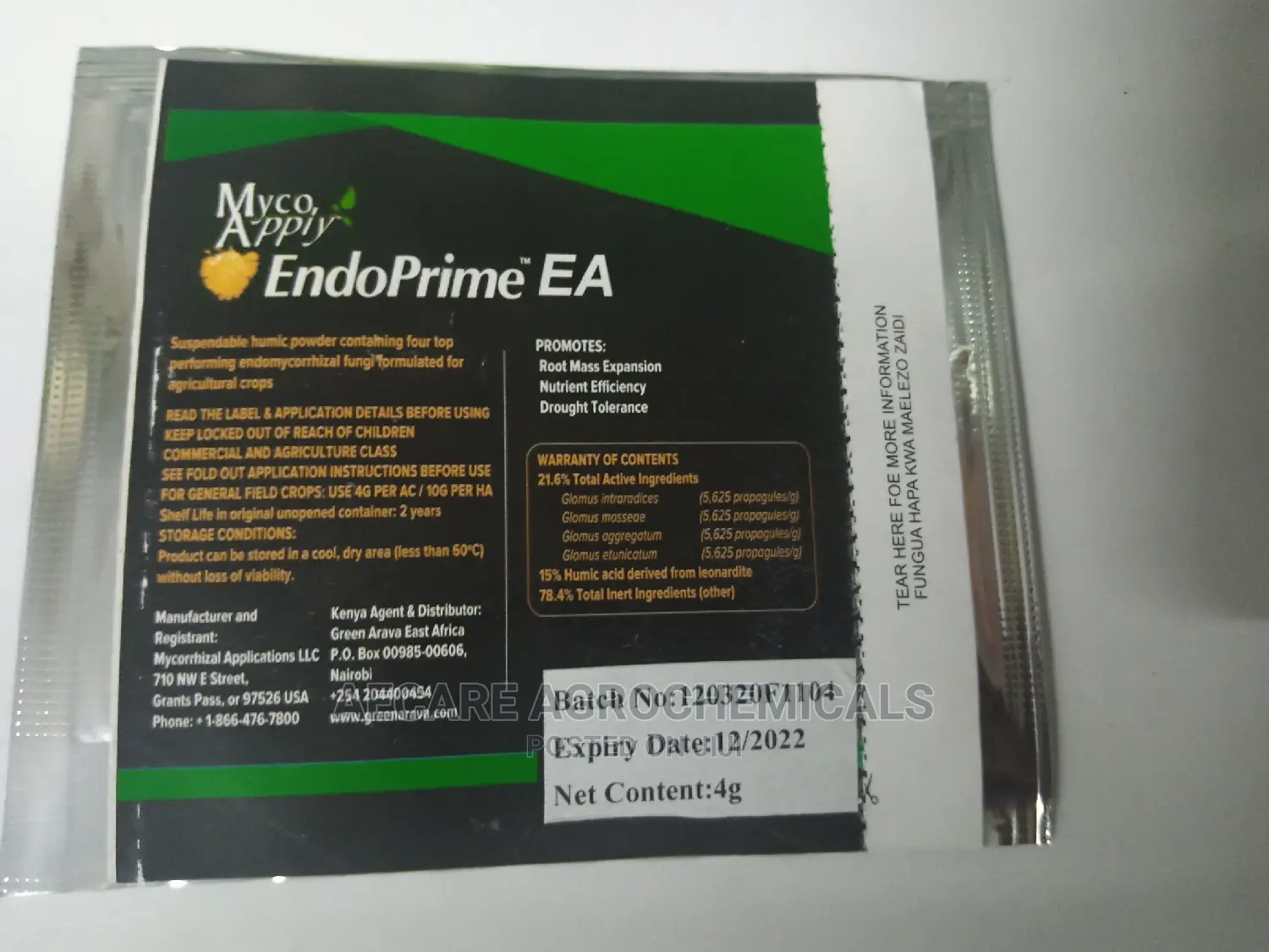Mycoapply Endoprime 4 Grams Mycorrhizae Mycorrhizal Fungi