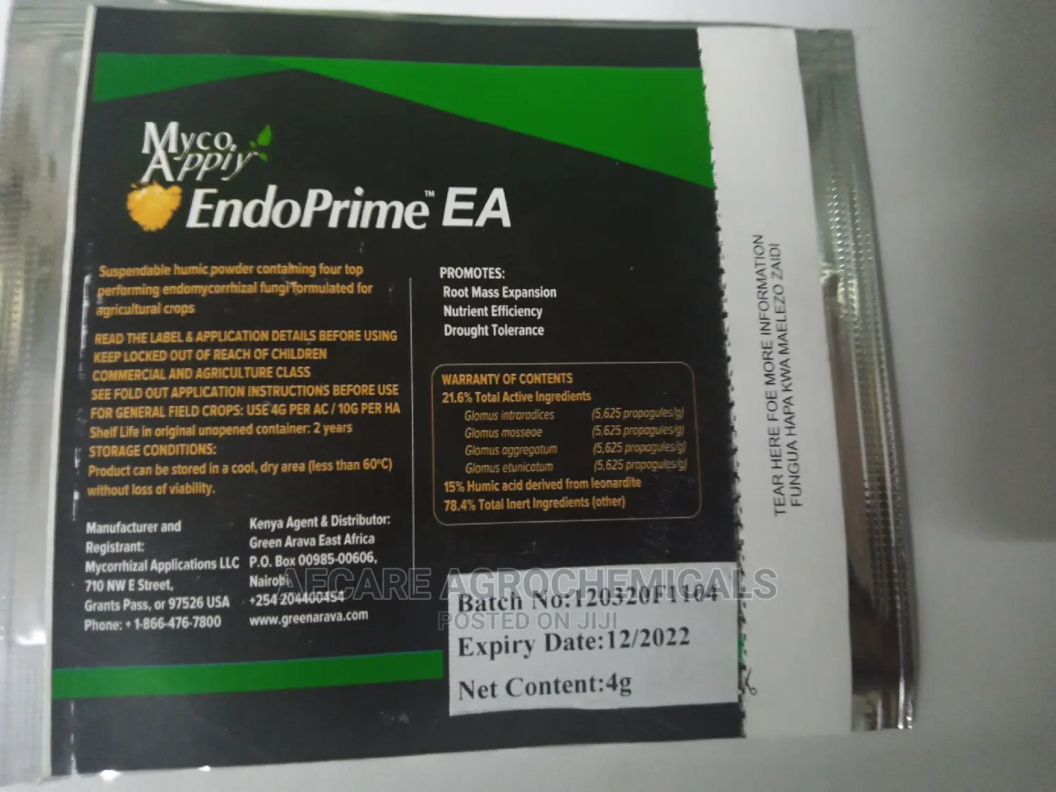 Mycoapply Endoprime 4 Grams Mycorrhizae Mycorrhizal Fungi