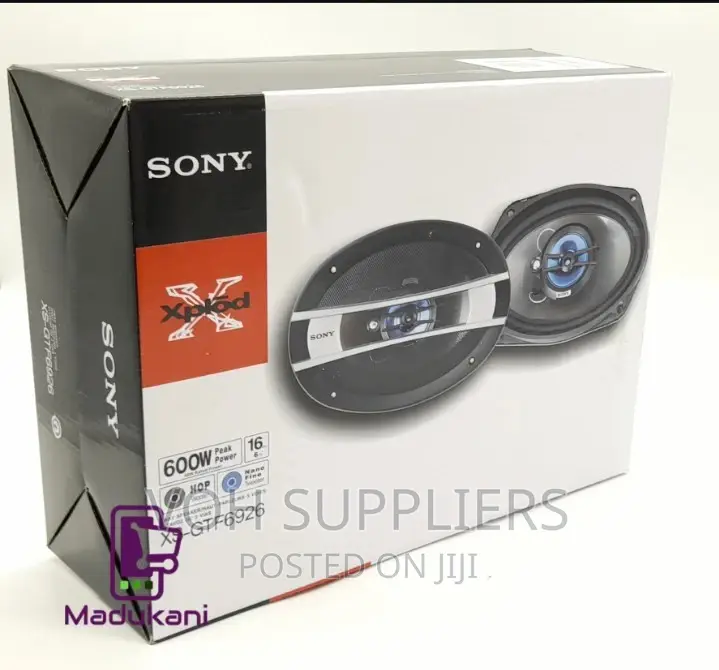 2pcs Sony Xplod XSGTF6926 600W 16cm 6.3 Inch 3Way Speaker in Nairobi