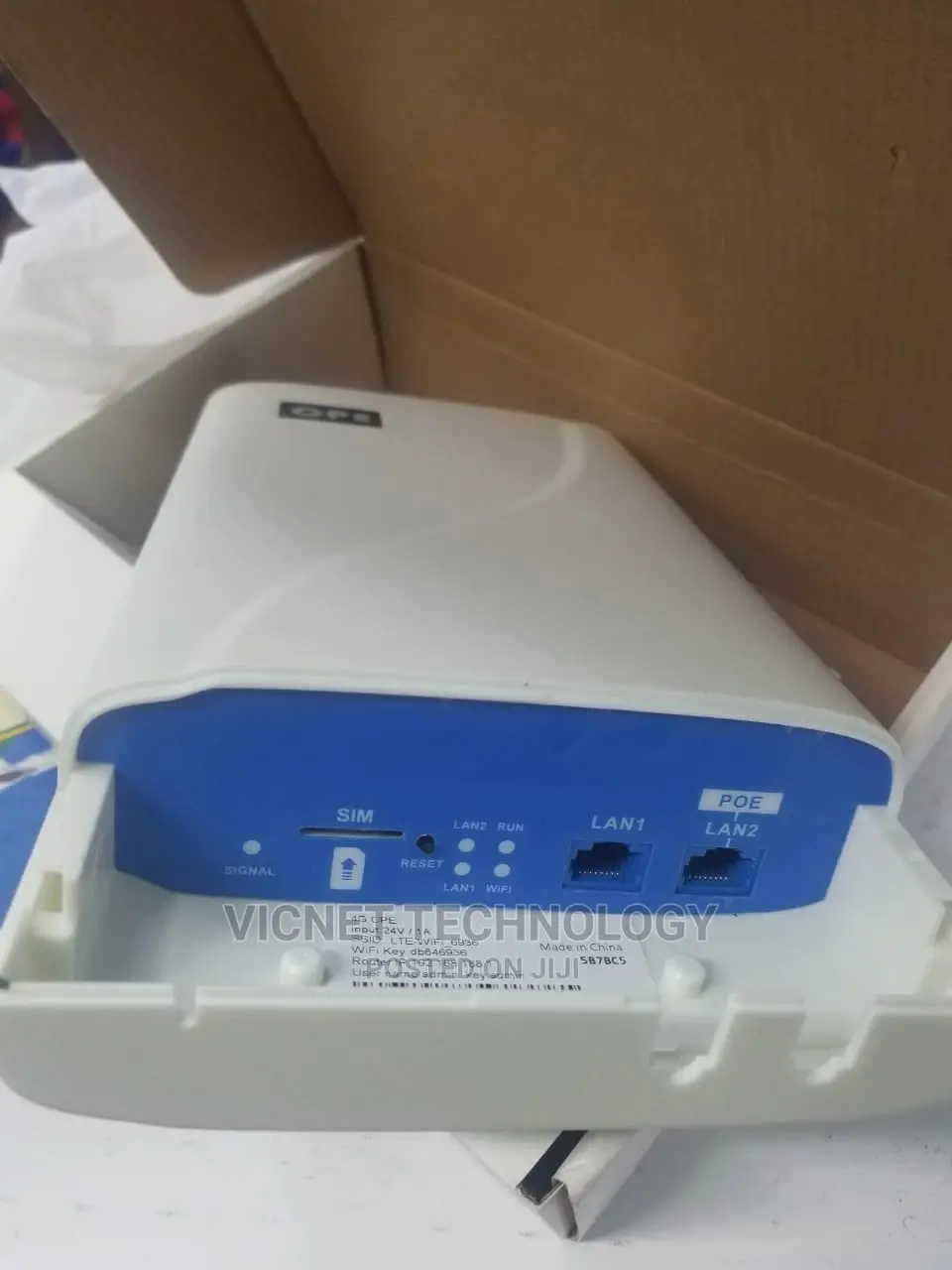Outdoor 4G Simcard Outdoor Cpe Router Poe Powered