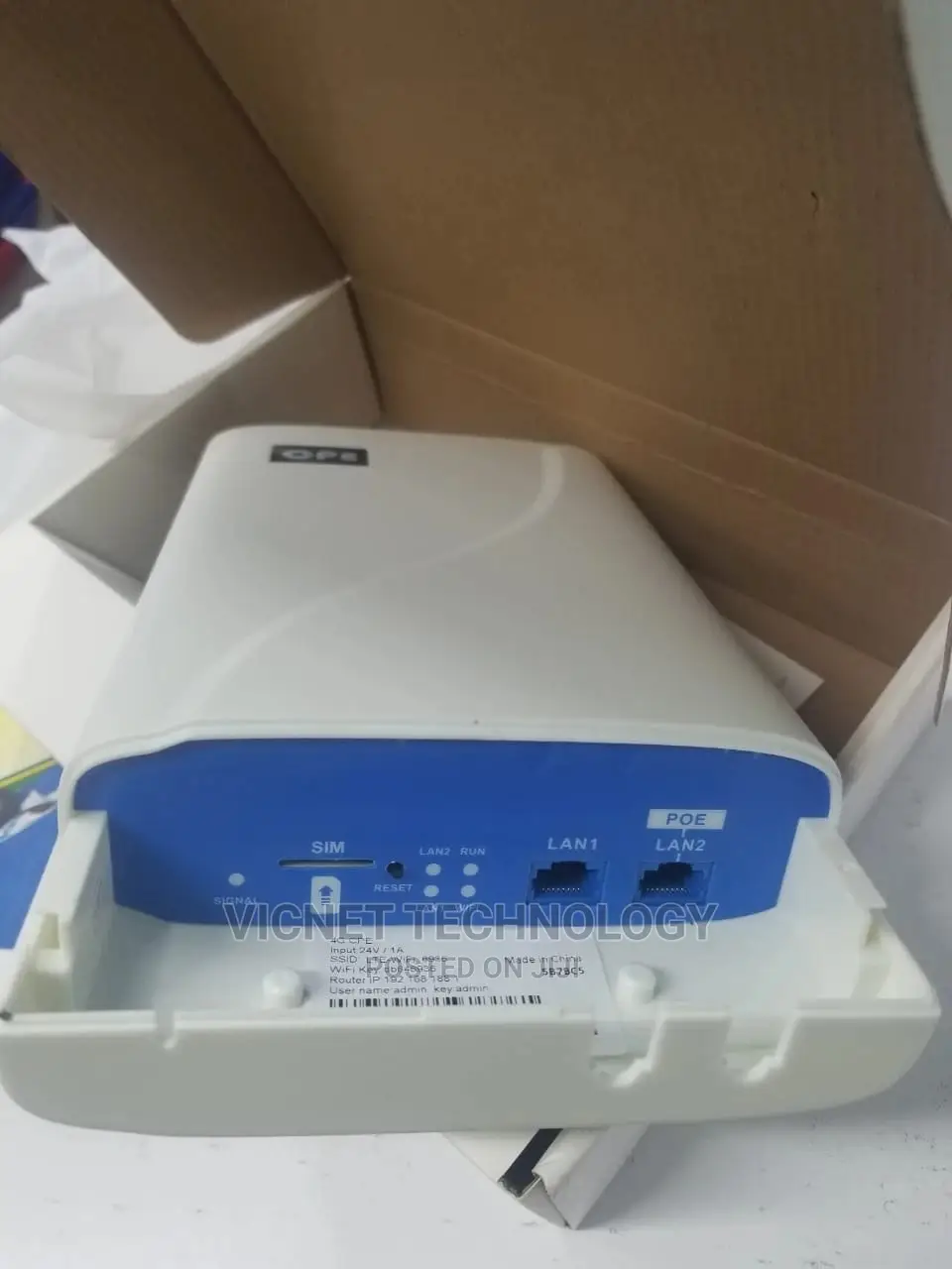 Outdoor 4G Simcard Outdoor Cpe Router Poe Powered