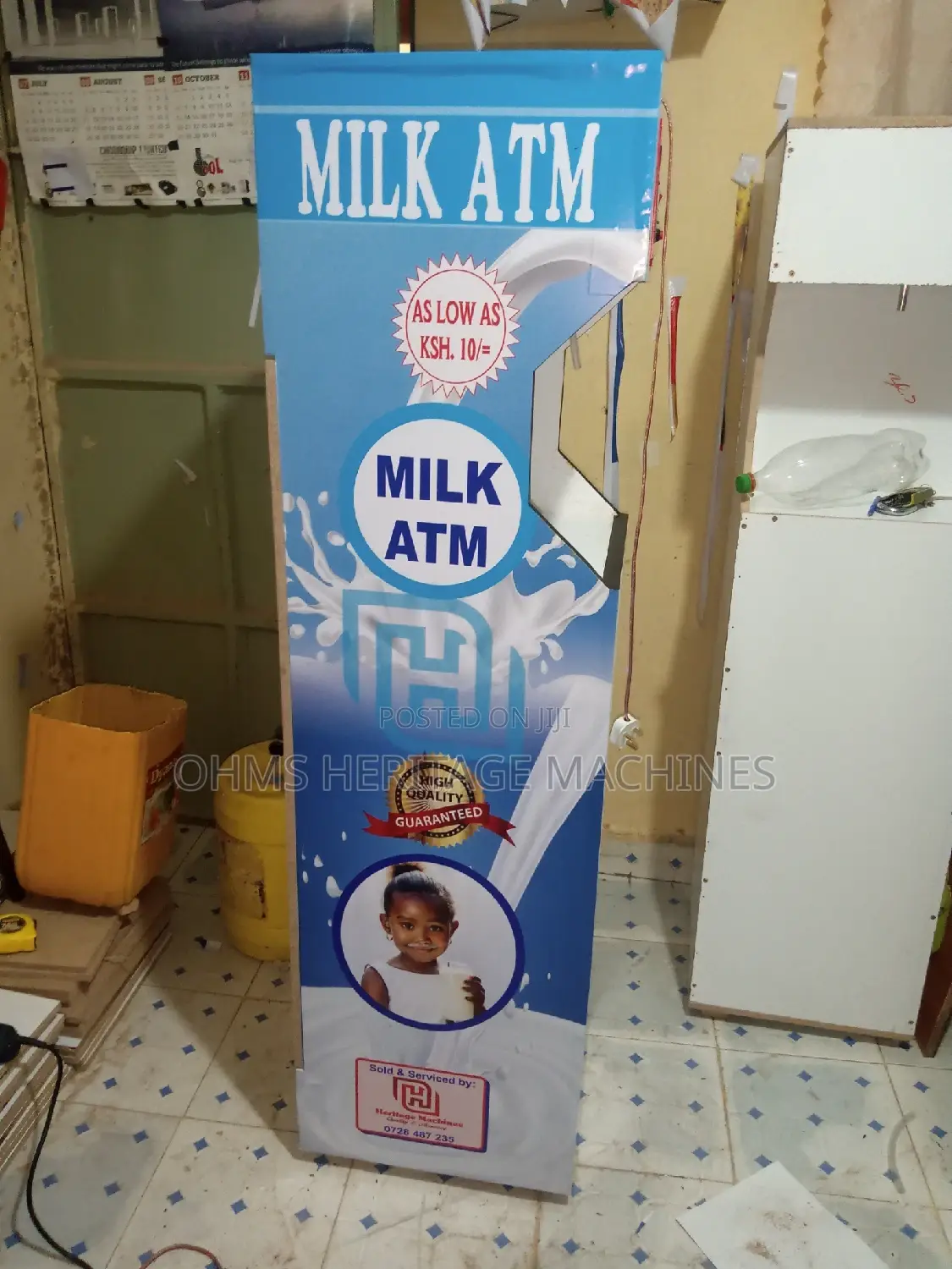 Salad and Milk Vending Machines