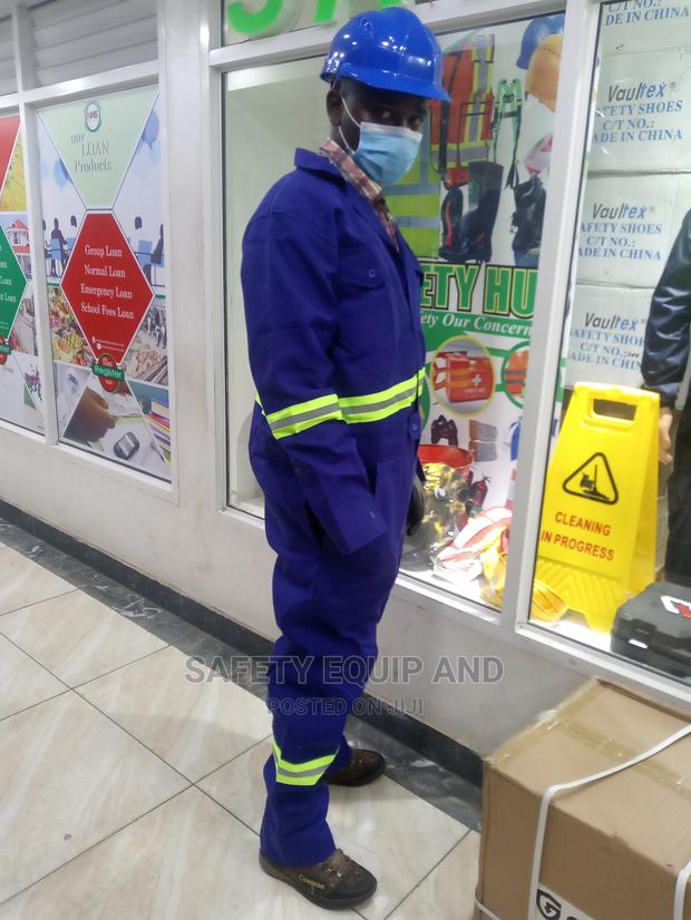 Royal Blue Engineers Overalls-Has Reflective Stripes