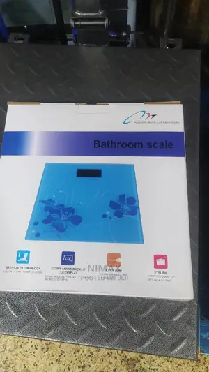 Digital Bathroom Scale Tampered Glass Max 130kgs