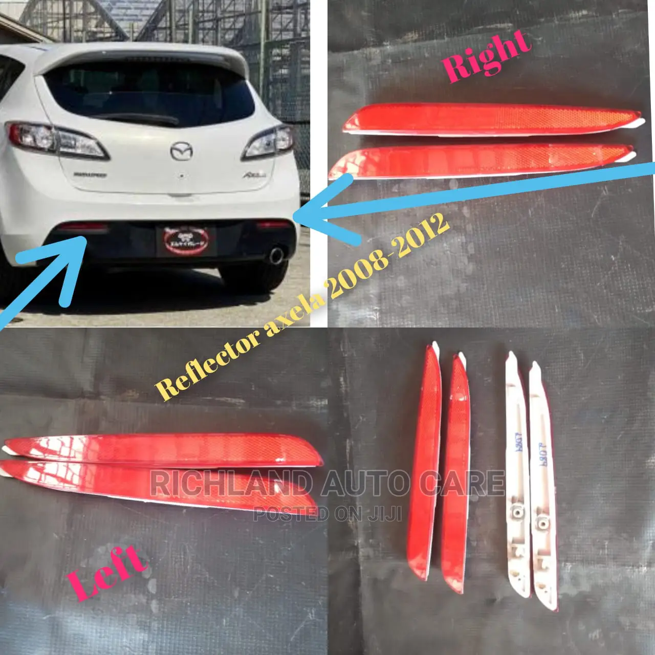 Bumper Reflector for Axela 2009-2012