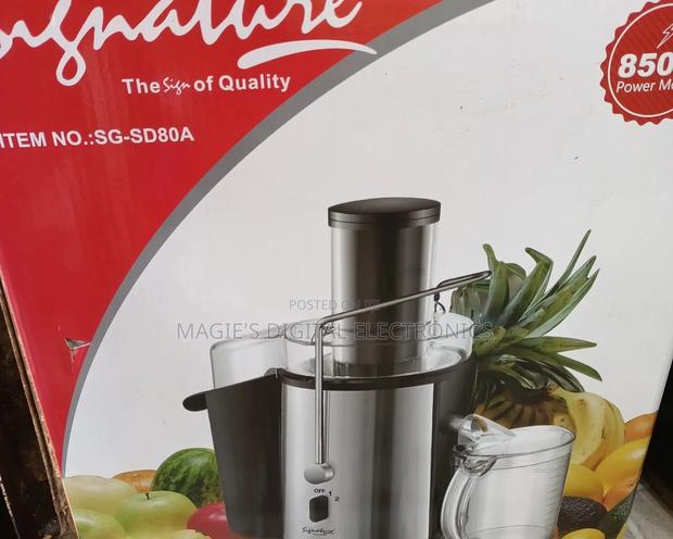 Signature Juicer - main view