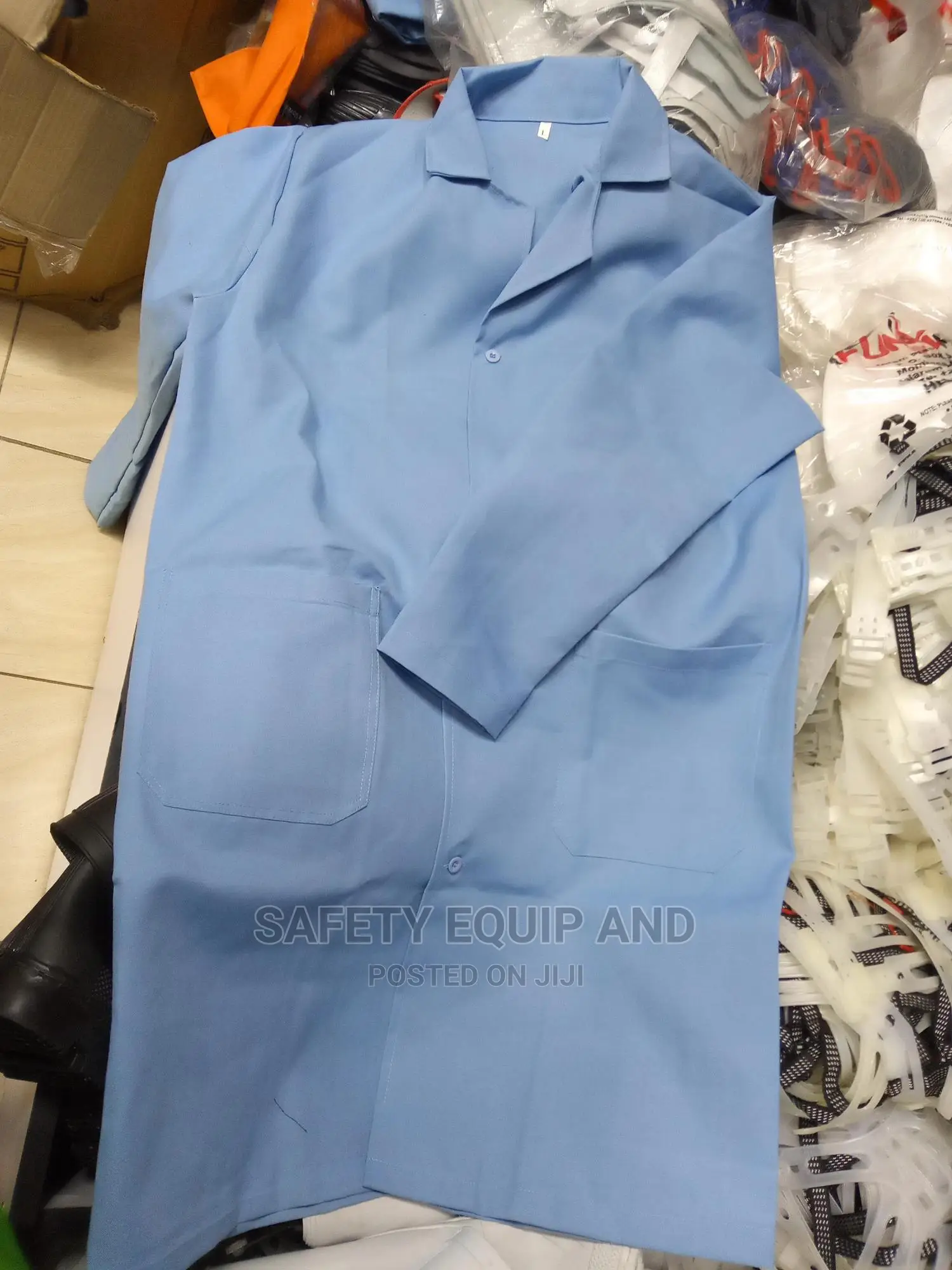 Dust Coats-Blue Color-Slitted