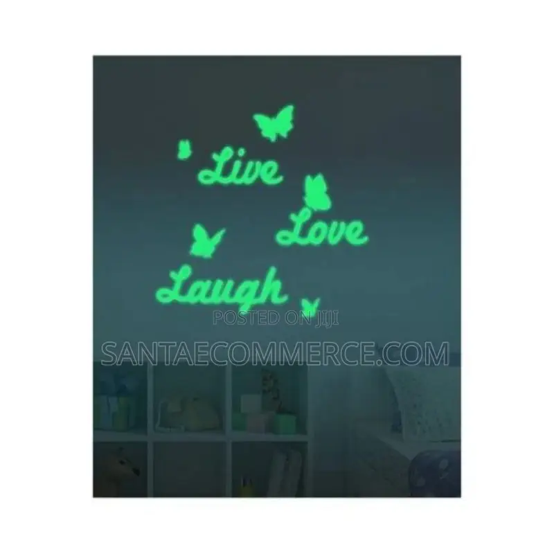 Live Laugh Love Glow in the Dark Stickers