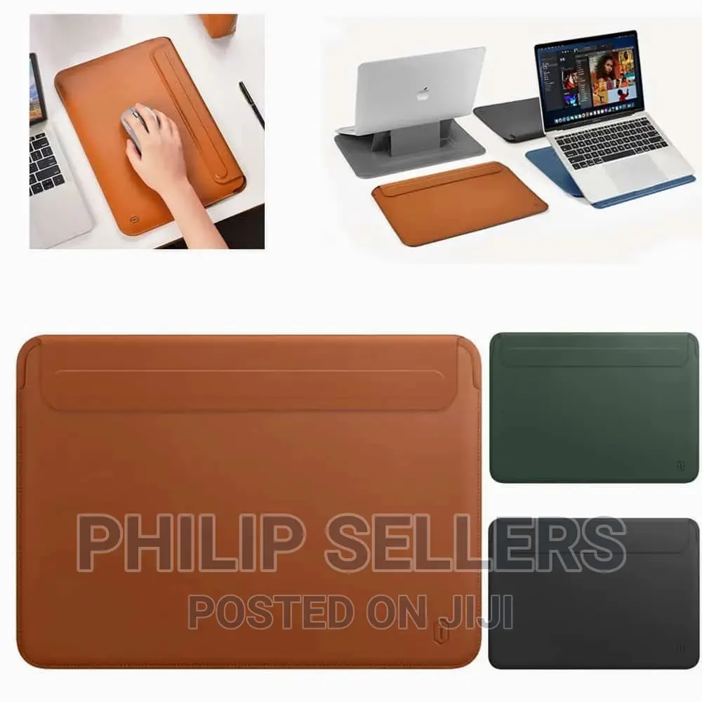 Water-Resistant PU Leather Laptop Case for Macbook Pro 13