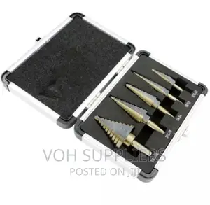 High Quality 5pcs Metal and Wood Step Drill Bits