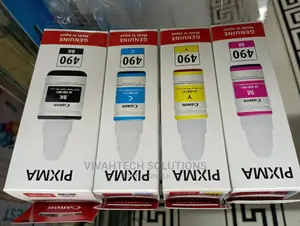 Canon 490 Ink Colors and Black