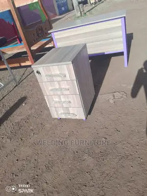 Office Desk ,Side Drawer by Metallic Frame
