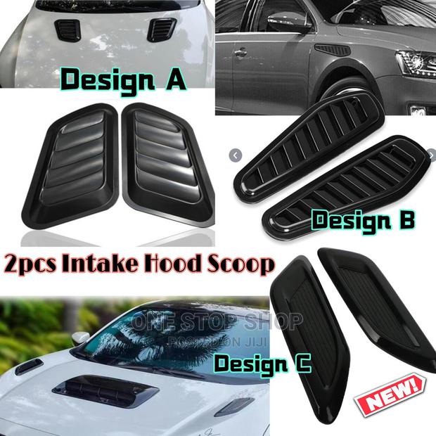 2pcs Intake Hood Scoop