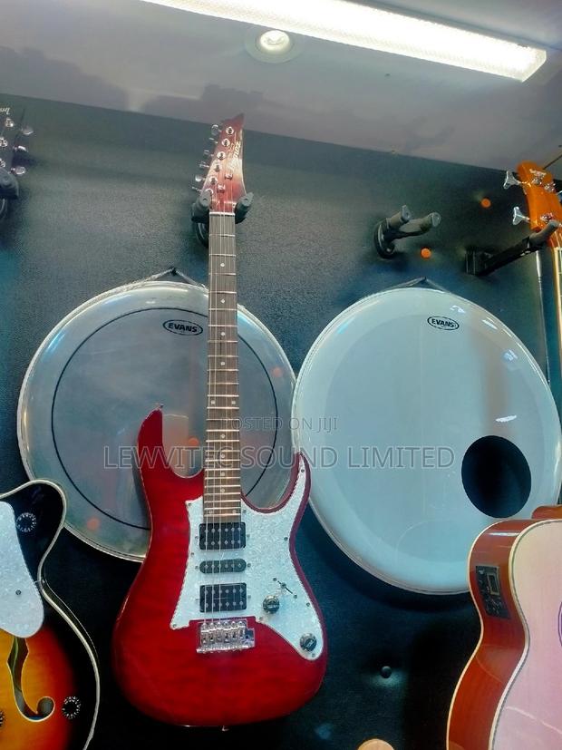 Red Wine Ibanezz Solo Guitar