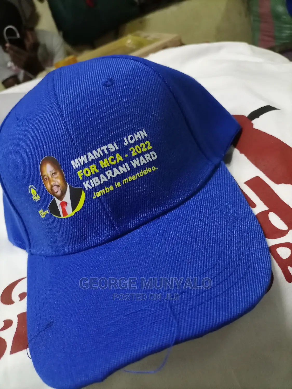 Campaign Caps Photo Printed