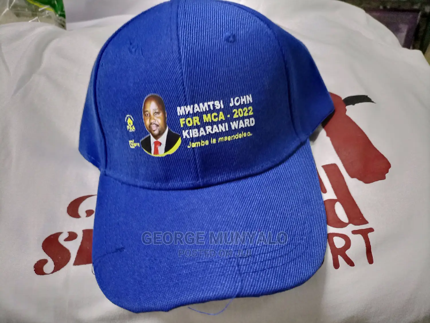 Campaign Caps Photo Printed