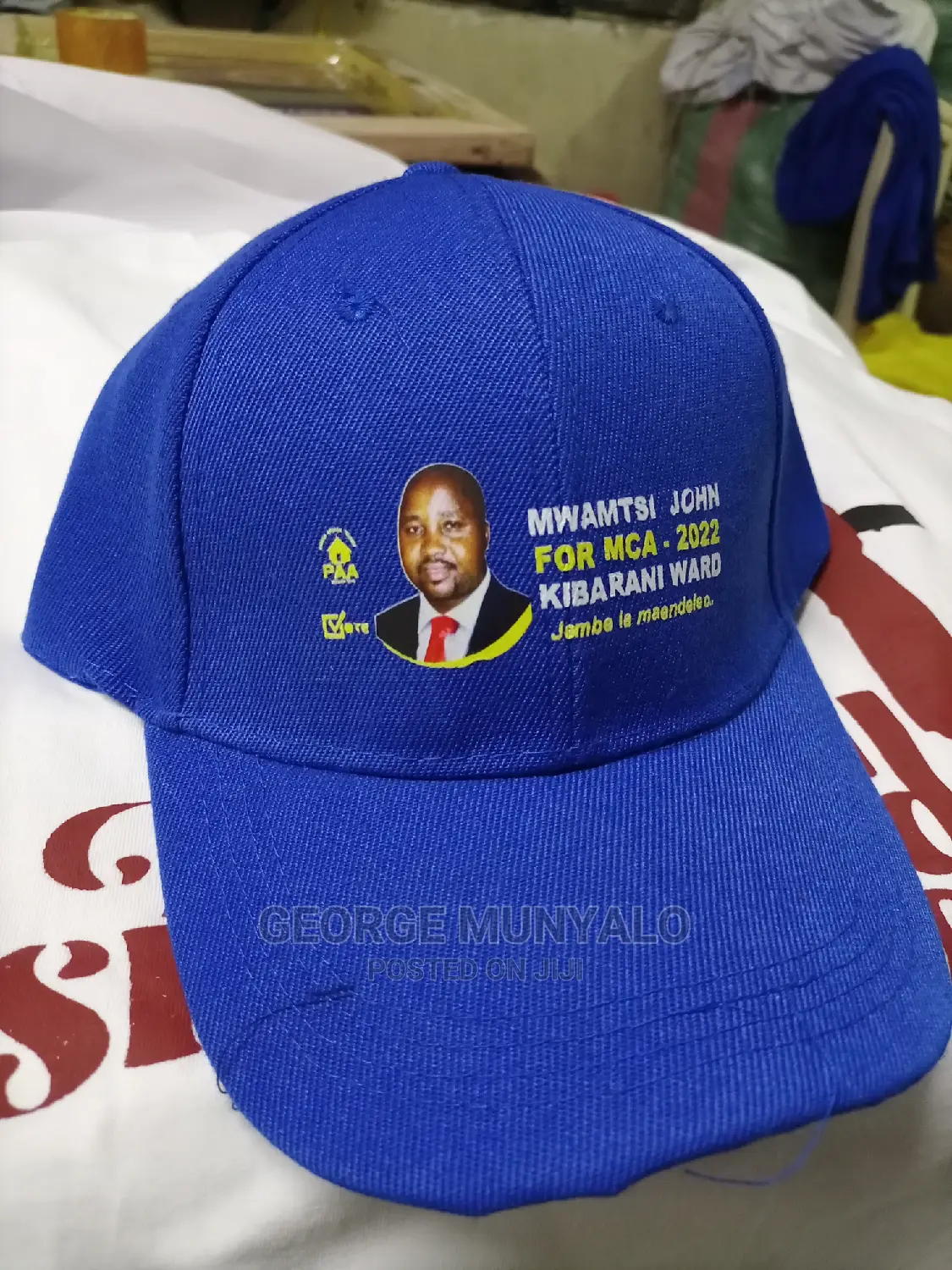 Campaign Caps Photo Printed