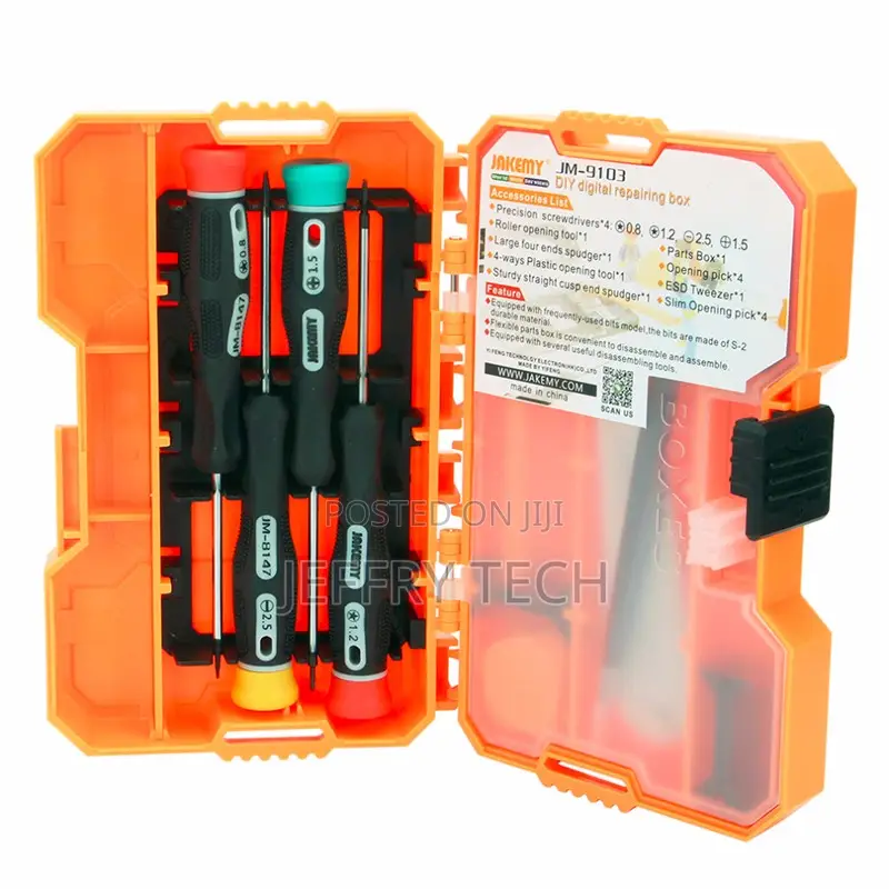 JAKEMY 18 In 1 Smartphone Repairing Kit Screwdriver