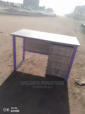 Office Desk and Side Drawer