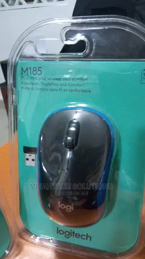 Logitech M185 Wireless Mouse Blue