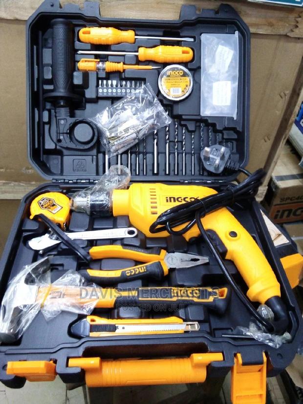 Ingco 115 Tool Set With a Drill