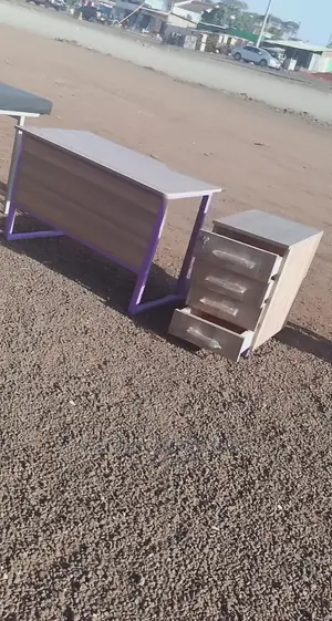 Office Desk and Side Drawer