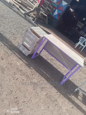 Office Desk and Side Drawer