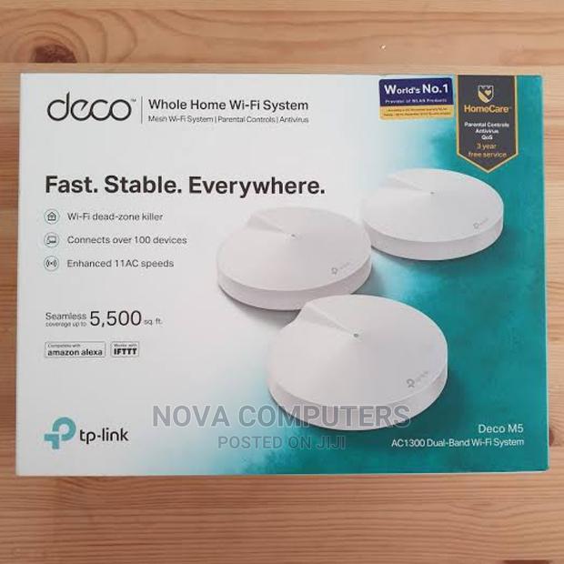 Deco M5 AC1300 Whole Home Mesh Wi-Fi System (3 Pack)