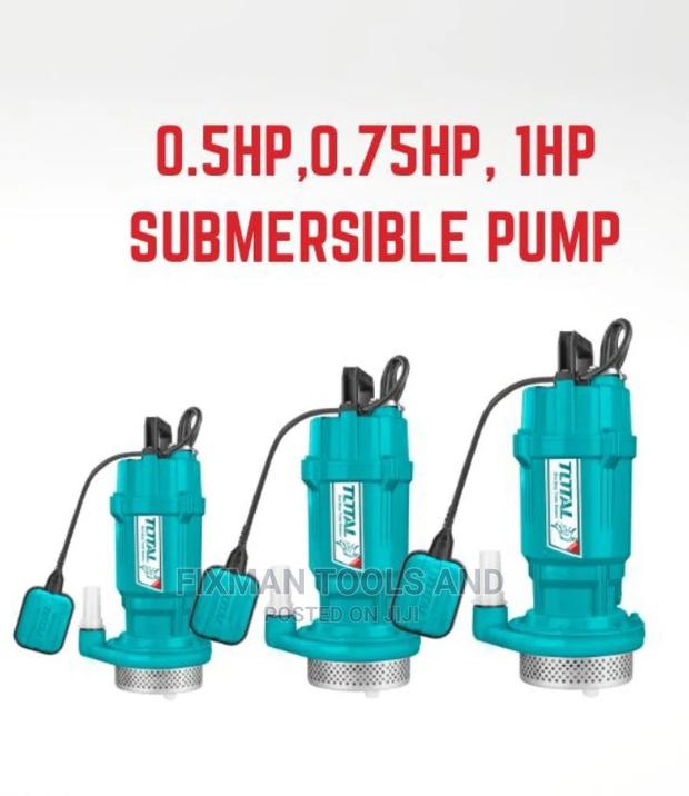 1 Hp Total Submersible Pump, 120 L/M, 32 M Head
