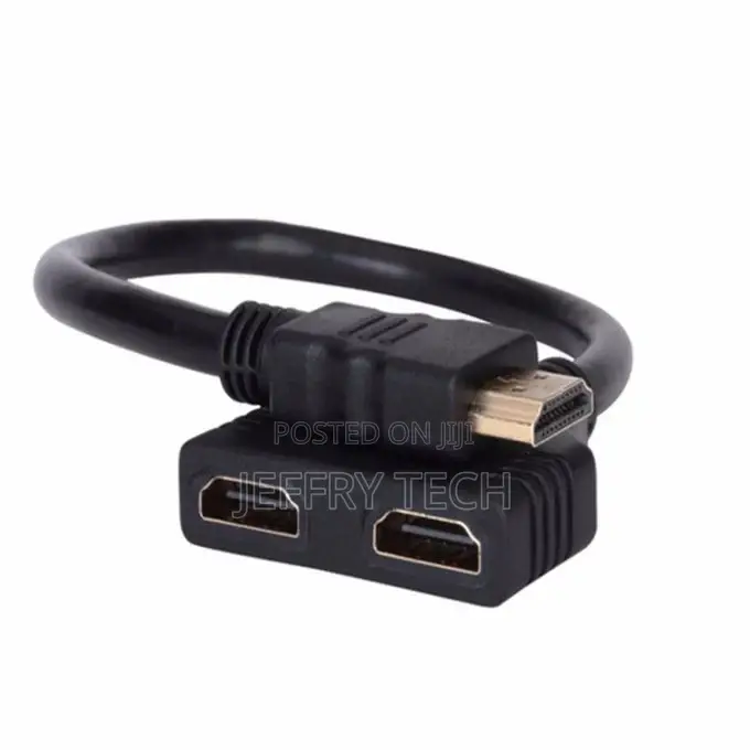 1080P HDMI Port Male to 2 Female 1 in 2 Out Splitter Cable C