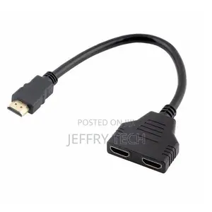 1080P HDMI Port Male to 2 Female 1 in 2 Out Splitter Cable C