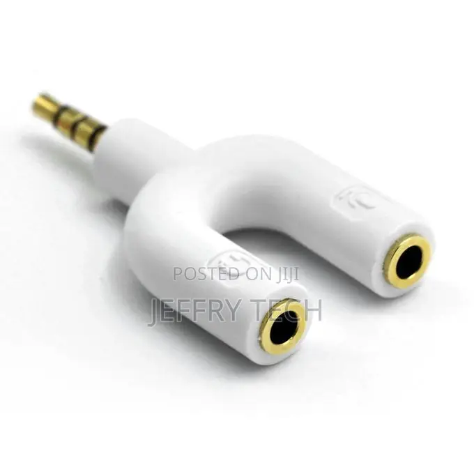 3.5mm Audio Splitter 2 Way U Jack To Headphone Microphone Co