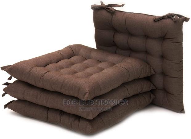 Chocolate Brown Chair Pads - main view