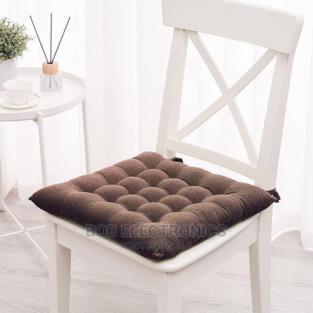 Chocolate Brown Chair Pads - thumbnail 2