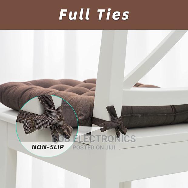 Chocolate Brown Chair Pads - thumbnail 4