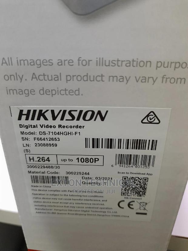 4ch Plastic DVR Hikvision - main view