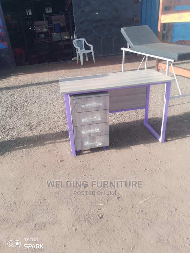 Office Desk and Side Drawers