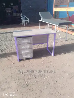 Office Desk and Side Drawer
