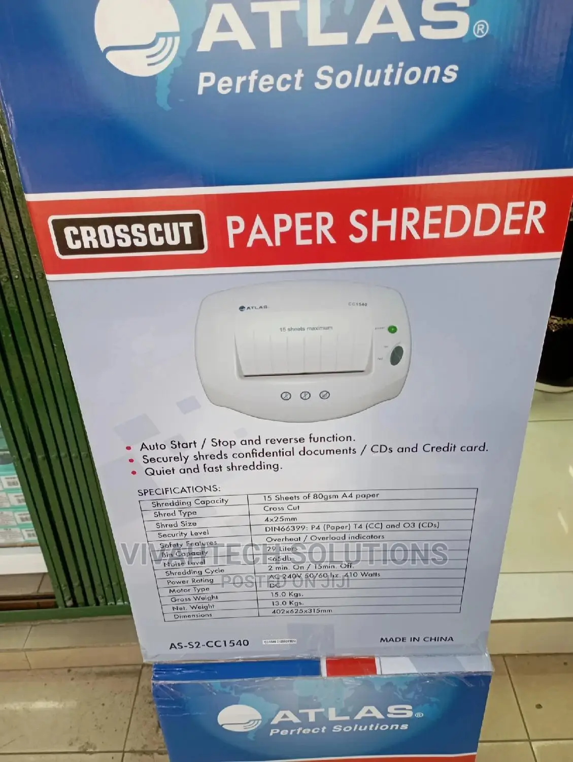 Atlas Paper Shredder CC01540