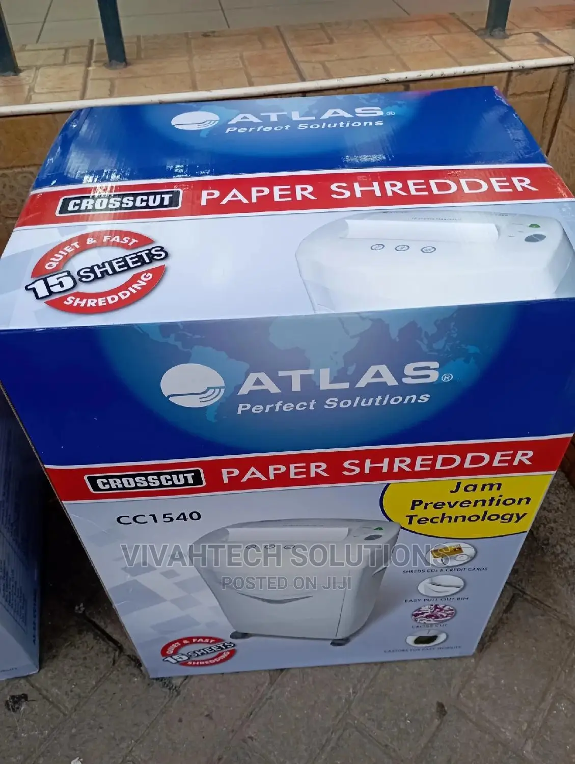 Atlas Paper Shredder Cc1540 15 Sheets