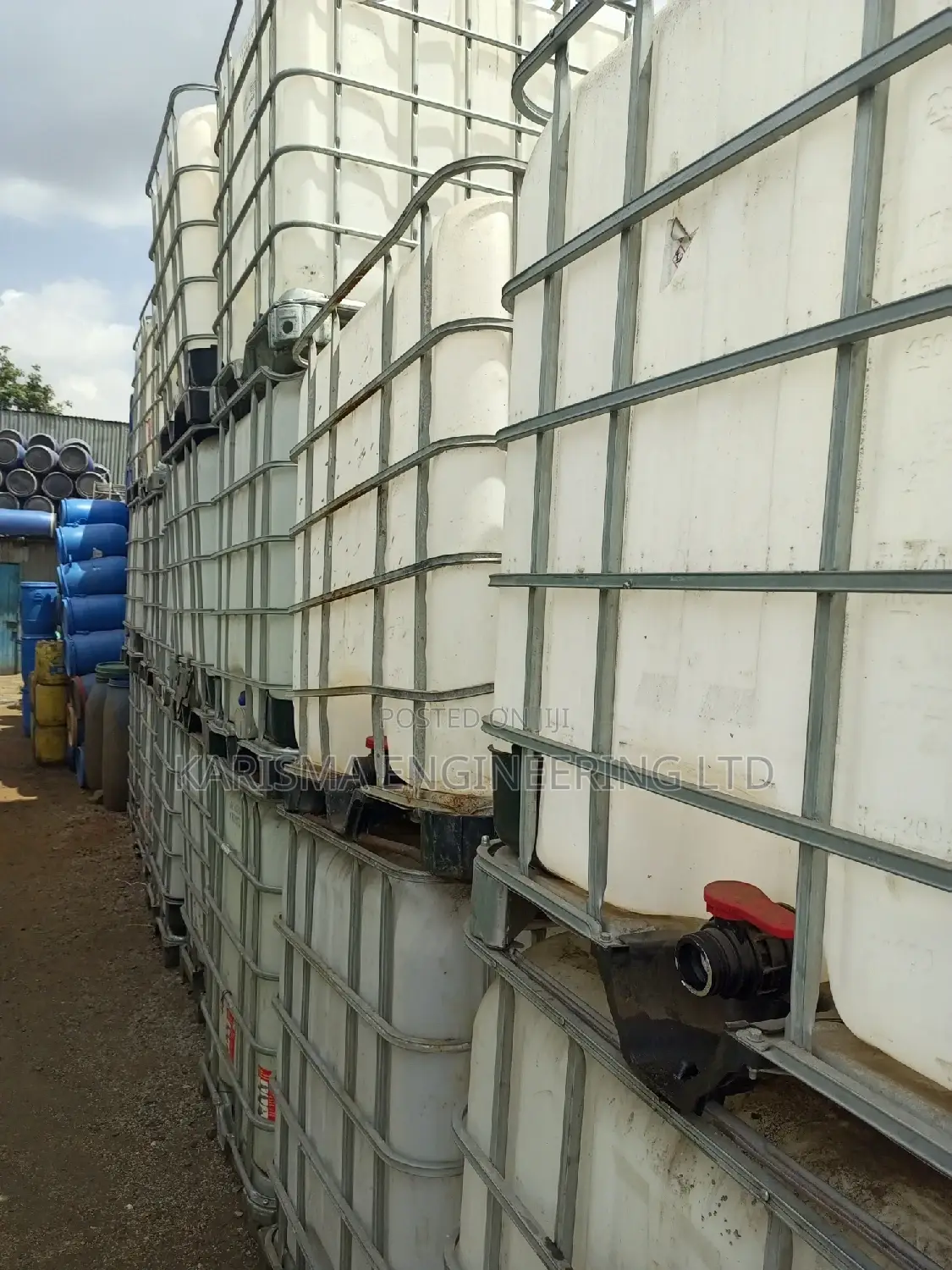 Metal Caged Tanks