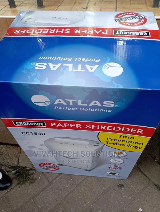 Atlas Cc1540 Cross Cut Shredder / Cc1540 Atlas 15 Sheets