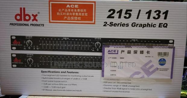 Dbx Single Graphic Equalizer - main view