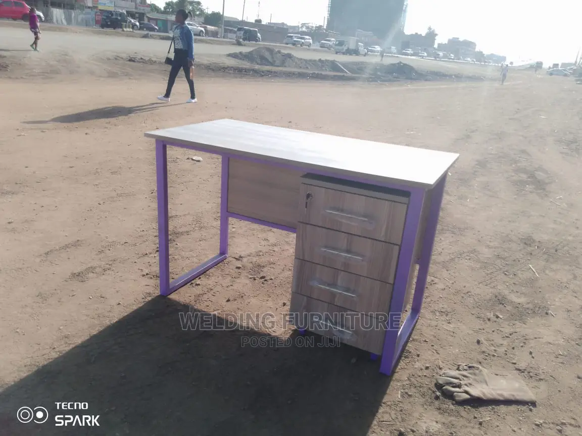 Office Table and Side Drawer